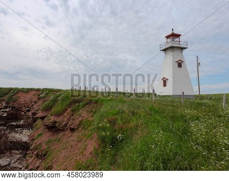 Cape Tryon Lighthouse On Prince Edward Island
