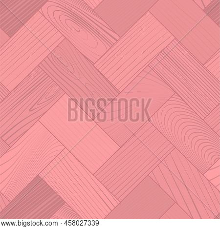Wooden Parquet, Seamless Herringbone Pattern. Hardwood Light Zigzag Laminate Floor. Wood Grain Textu