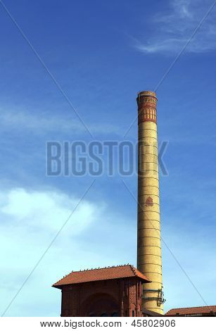 Schornstein im alten Gaswerk