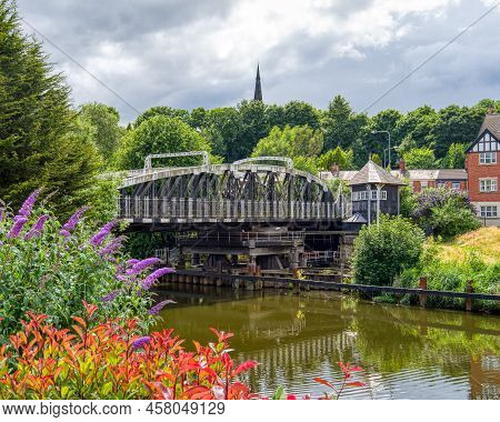Hayhurst Bridge At Northwich On A Cloudy Day