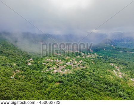 Beautiful View Of The Mountains Of Montenegro And Skadar Lake