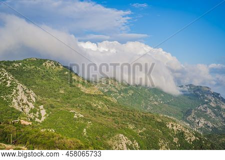 Beautiful View Of The Mountains Of Montenegro And Skadar Lake