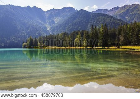 Lake Antholz, A Beautiful Lake In South Tyrol