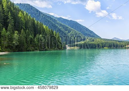 Lake Antholz, A Beautiful Lake In South Tyrol