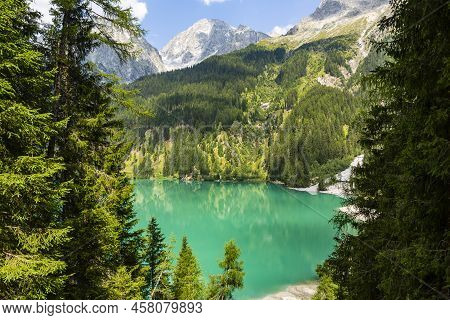 Lake Antholz, A Beautiful Lake In South Tyrol