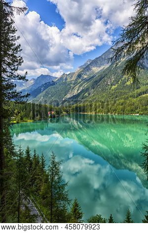Lake Antholz, A Beautiful Lake In South Tyrol