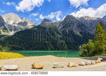 Lake Antholz, A Beautiful Lake In South Tyrol