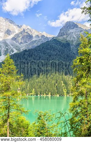 Lake Antholz, A Beautiful Lake In South Tyrol