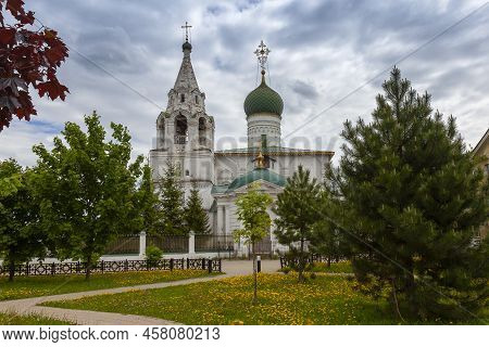 Orthodox Church Of Demetrius Of Thessalonica In Yaroslavl, Russia.