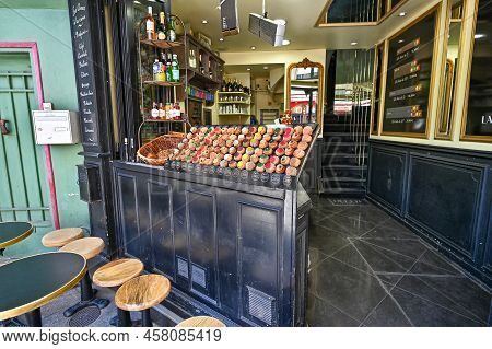 Paris, France, June 2022. Odette Patisserie In The Latin Quarter Of Notre-dame. Featuring A Vintage 