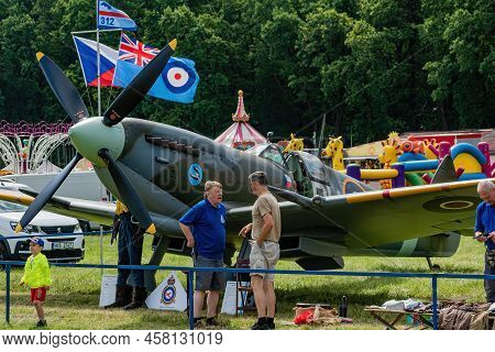 Supermarine Spitfire Czech Republic. Model Aircraft Of 312 Squadron Raf