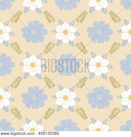 Spring Sprung Repeat Vector Pattern Background Print