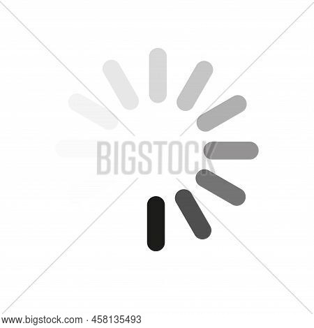Loading Sign - Vector Loading Progress - Computer Graphic Symbol Isolated