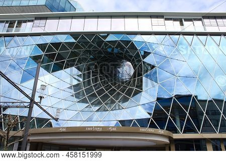 Exterior Of Galeria Myzeil Mall In Frankfurt Am Main, Germany