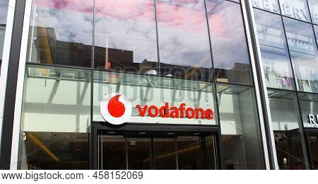 Vodafone Store In Frankfurt Am Main, Germany