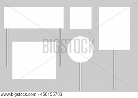 Paper Cut Set Scissors Cut Outline For Frame Print Design. Vector Illustration. Stock Image.