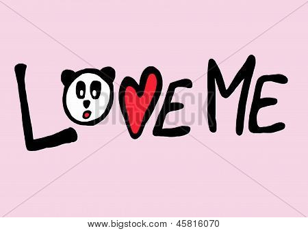 Love me panda