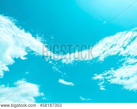 Abstract Cloudy Background, Beautiful Natural Streaks Of Sky And Clouds, Beautiful Natural Landscape