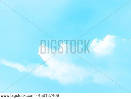 Abstract Cloudy Background, Beautiful Natural Streaks Of Sky And Clouds, Beautiful Natural Landscape