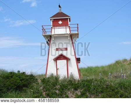 Covehead Lighthouse On Prince Edward Island, Canada