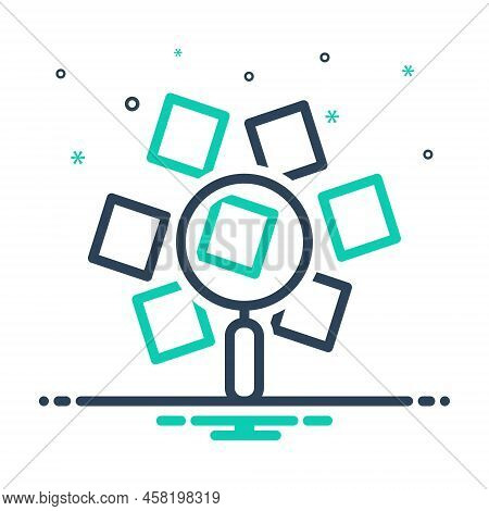 Mix Icon For Mysterious Occult  Secret Secrecy Enigma Arcanum Weird Secretive Puzzling Magnifying-gl