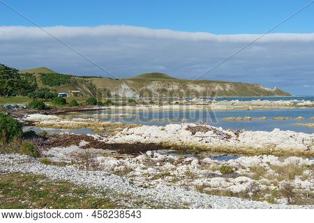 Kaikoura Coastal Views From End Of Fyffe Quay New Zealand