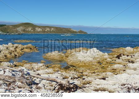 Kaikoura Coastal Views From End Of Fyffe Quay New Zealand