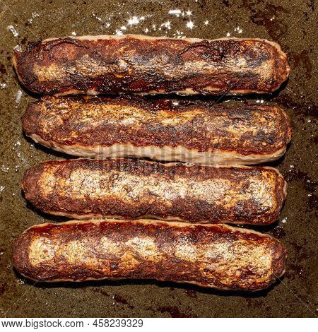 Pork Kupaty From Chopped Meat.pork Sausages Made From Natural Meat.fresh Pork Kupaty.