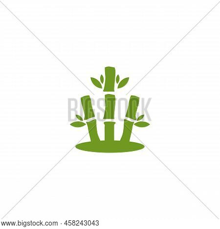 Bamboo Tree Icon Logo Vector & Photo (Free Trial) | Bigstock