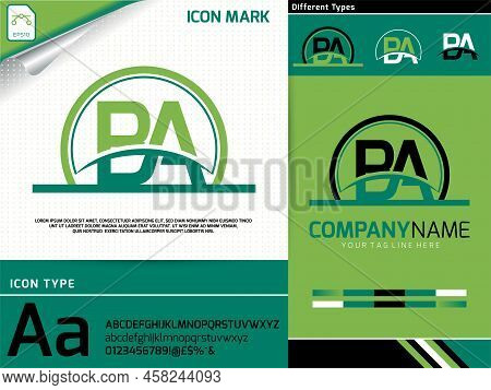 Letter Ba Logo Premium Vector Template Design