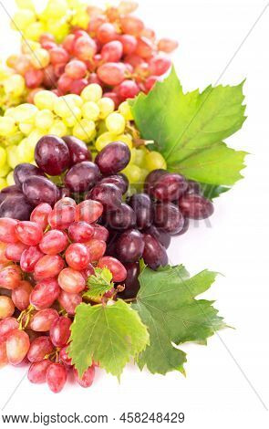Red And White Grapes, Wine Grapes Summer Fruits