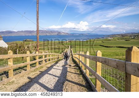 The New Path To The Great Pollet Sea Arch, Fanad Peninsula, County Donegal, Ireland