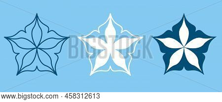 Flower Symbol Icon Original Creative Vector Decoration