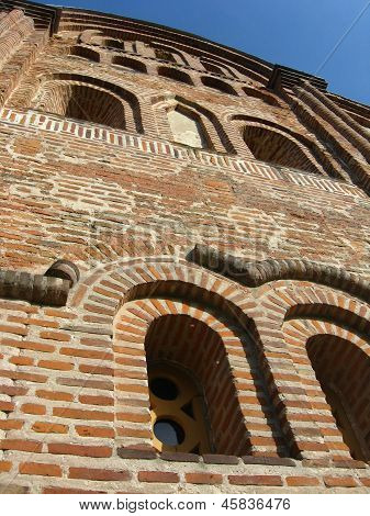 Architectural Ensemble From Red Brick