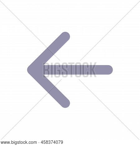 Leftwards Arrow Flat Color Ui Icon. Pressing Left. Setting Menu. Selection Mode. Navigation Control.