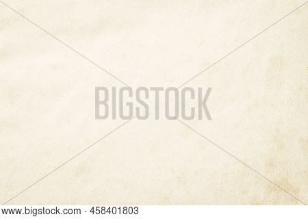 Light Paper Background. Old Paper Canvas Faded Over Time