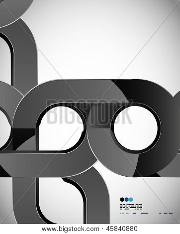 Aabstract redemoinho techno projeto da forma