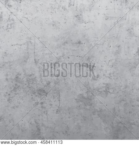 Gray Textured Marbled Stucco Background For Design Vector Square Texture