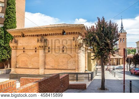 Guadalajara,spain - May 30,2022 - View At The Lucena Chapel In The Streets Of Guadalajara. Guadalaja