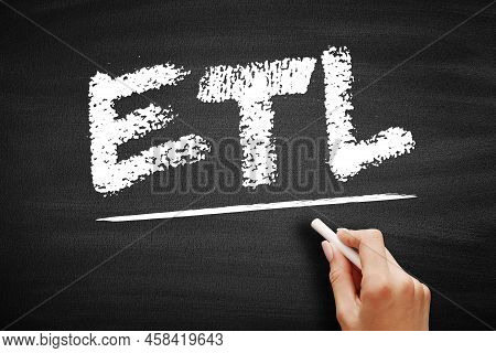 Etl - Extract Transform Load Is A Three-phase Process Where Data Is Extracted, Transformed And Loade