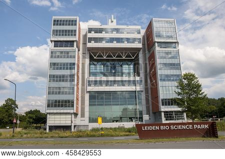 Leiden,the Netherlands,07-02-2022.hoogheemraadschap Van Rijnland.head Office In The Bio Science Park