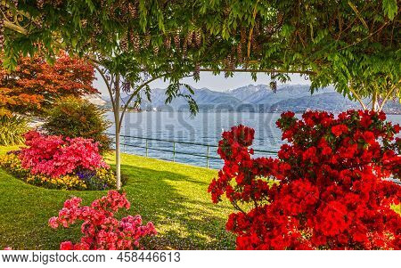 Stresa, Maggiore Lake View, Embankment, Italy, Lombardy
