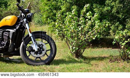 Warsaw, Poland. 19 July 2022. The Junak M15 Motorcycle Is A Combination Of The Classic Cruiser Line 