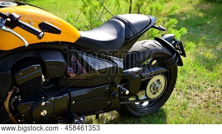 Warsaw, Poland. 19 July 2022. The Junak M15 Motorcycle Is A Combination Of The Classic Cruiser Line 