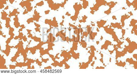 Light Brown And White Cowhide As A Seamless Pattern