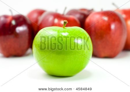 Apple - grøn & rød - 2