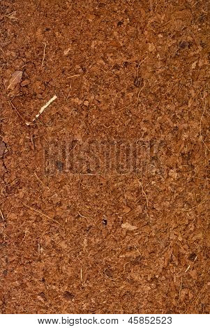 Fond surface bloc de noix de coco Husk Chips de fibre
