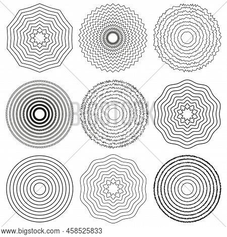 Fireworks Rays. Vintage Retro Drawing. Vector Illustration. Stock Image.