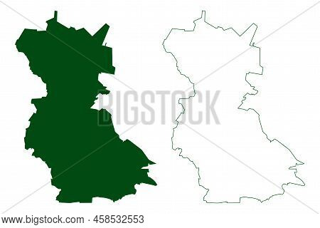 Cuauhtemoc Municipality (free And Sovereign State Of Chihuahua, Mexico, United Mexican States) Map V