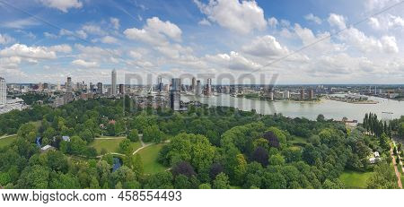 Rotterdam Panorama View From The Euromast Tower